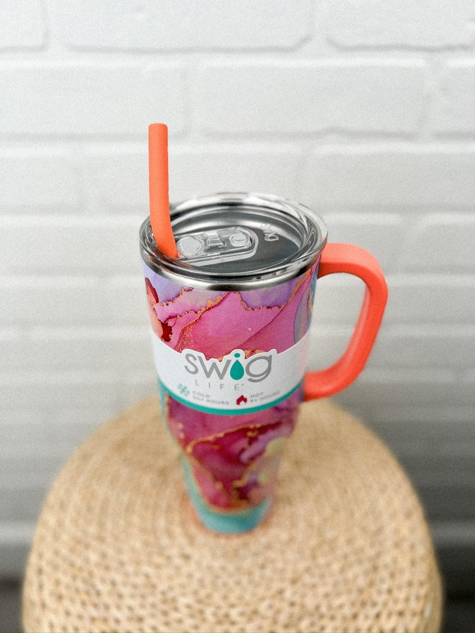 Swig dreamsicle 40oz tumbler - Trendy Tumblers, Mugs and Cups at Lush Fashion Lounge Boutique in Oklahoma City