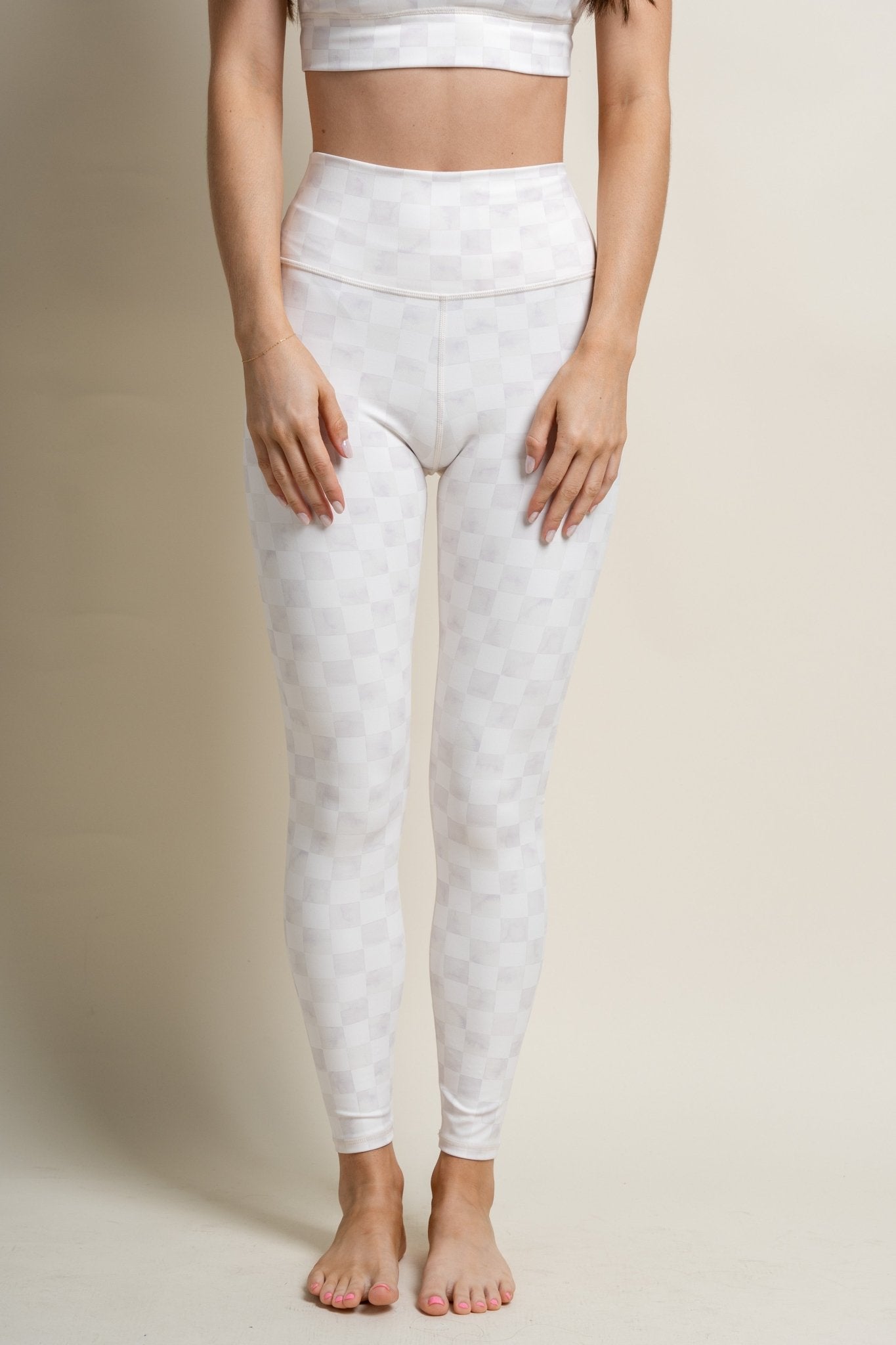 Z Supply check mate leggings sandstone - Z Supply leggings - Z Supply Tops, Dresses, Tanks, Tees, Cardigans, Joggers and Loungewear at Lush Fashion Lounge