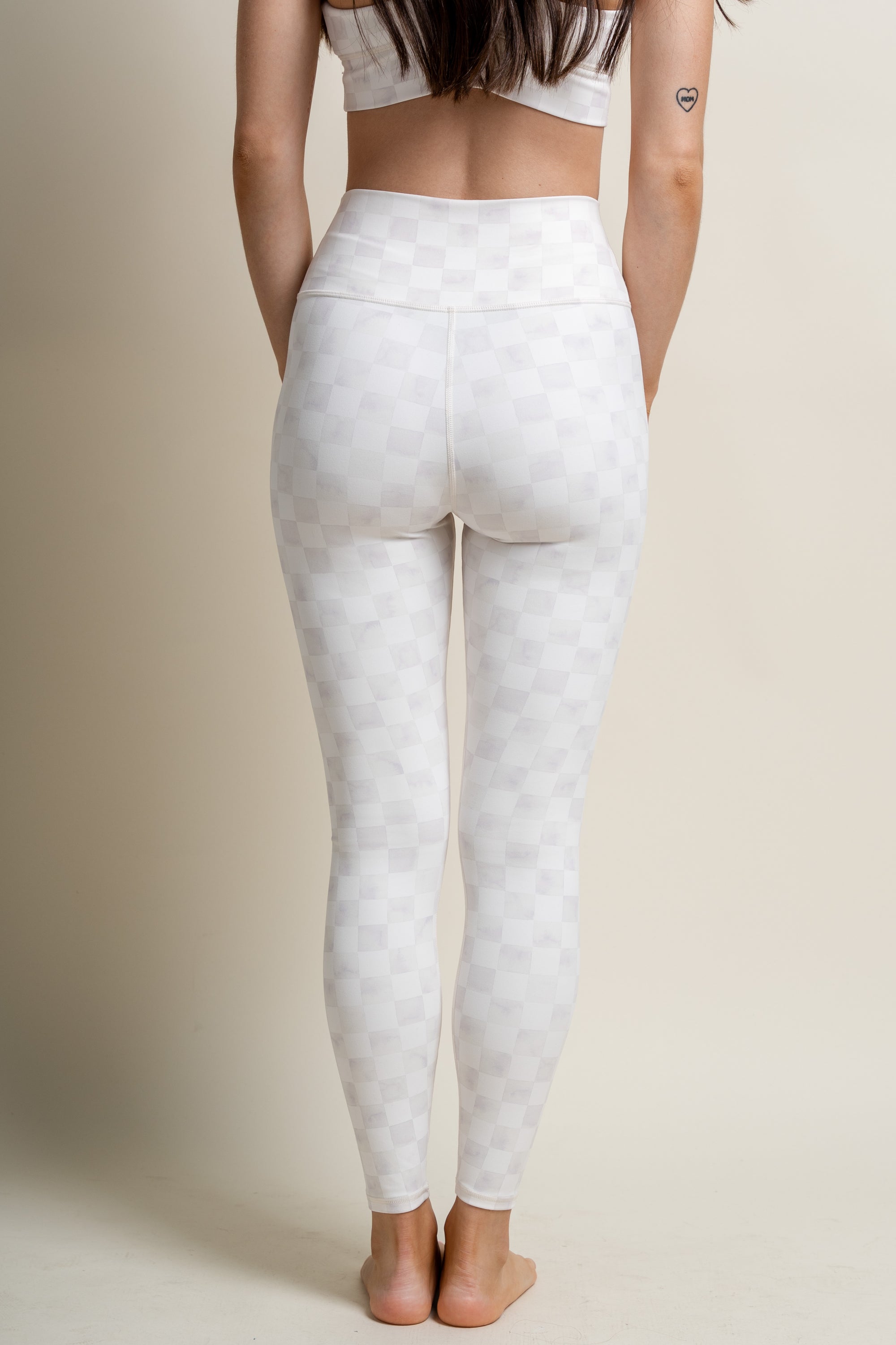 Z Supply check mate leggings sandstone - Z Supply leggings - Z Supply Tees & Tanks at Lush Fashion Lounge Trendy Boutique Oklahoma City