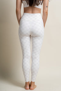 Z Supply check mate leggings sandstone - Z Supply leggings - Z Supply Tees & Tanks at Lush Fashion Lounge Trendy Boutique Oklahoma City