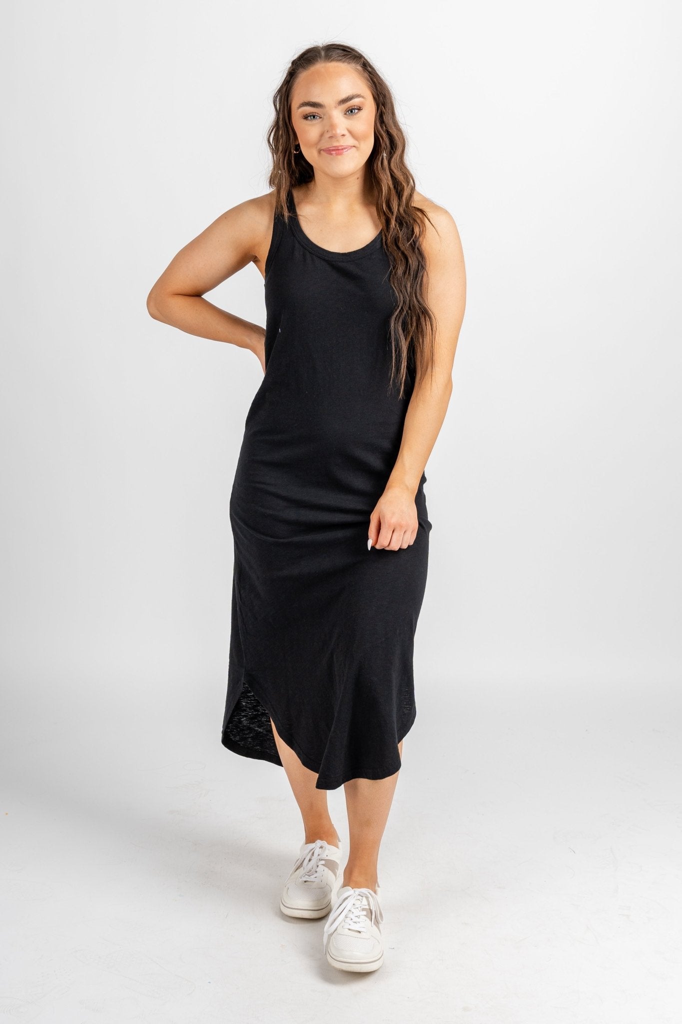 Z Supply Easy going dress black - Z Supply Dress - Z Supply Tops, Dresses, Tanks, Tees, Cardigans, Joggers and Loungewear at Lush Fashion Lounge