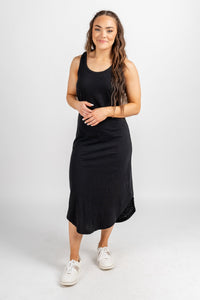 Z Supply Easy going dress black - Z Supply Dress - Z Supply Clothing at Lush Fashion Lounge Trendy Boutique Oklahoma City