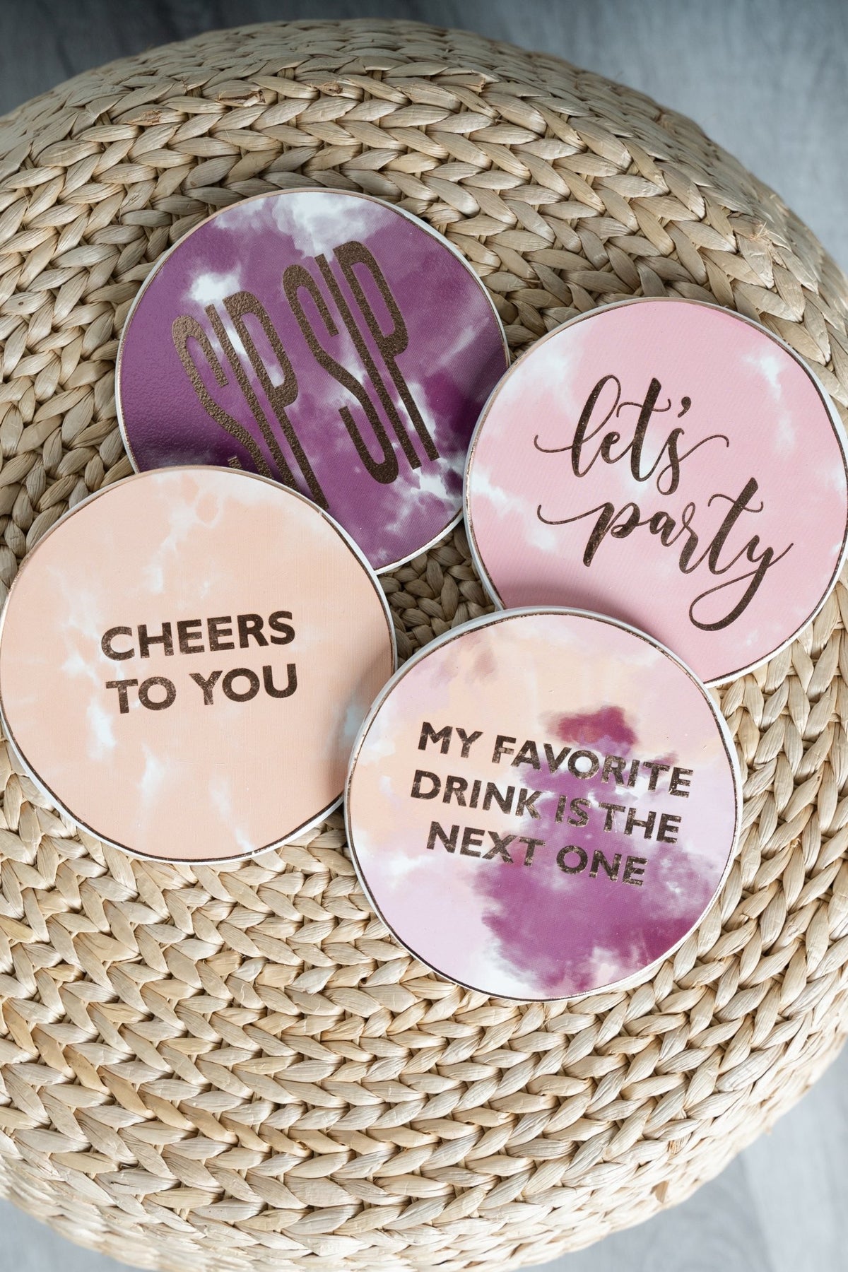 Everyday coaster set of 4 - Trendy Gifts at Lush Fashion Lounge Boutique in Oklahoma City
