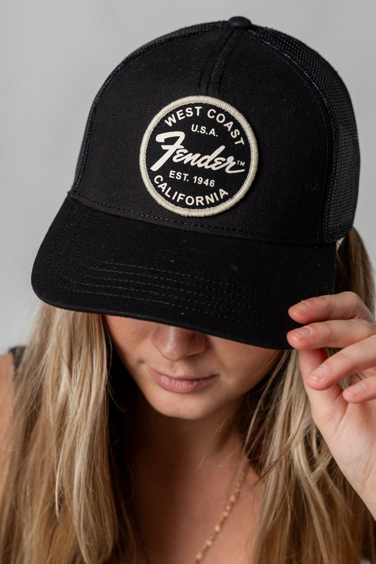 Fender valin hat black - Trendy Gifts at Lush Fashion Lounge Boutique in Oklahoma City