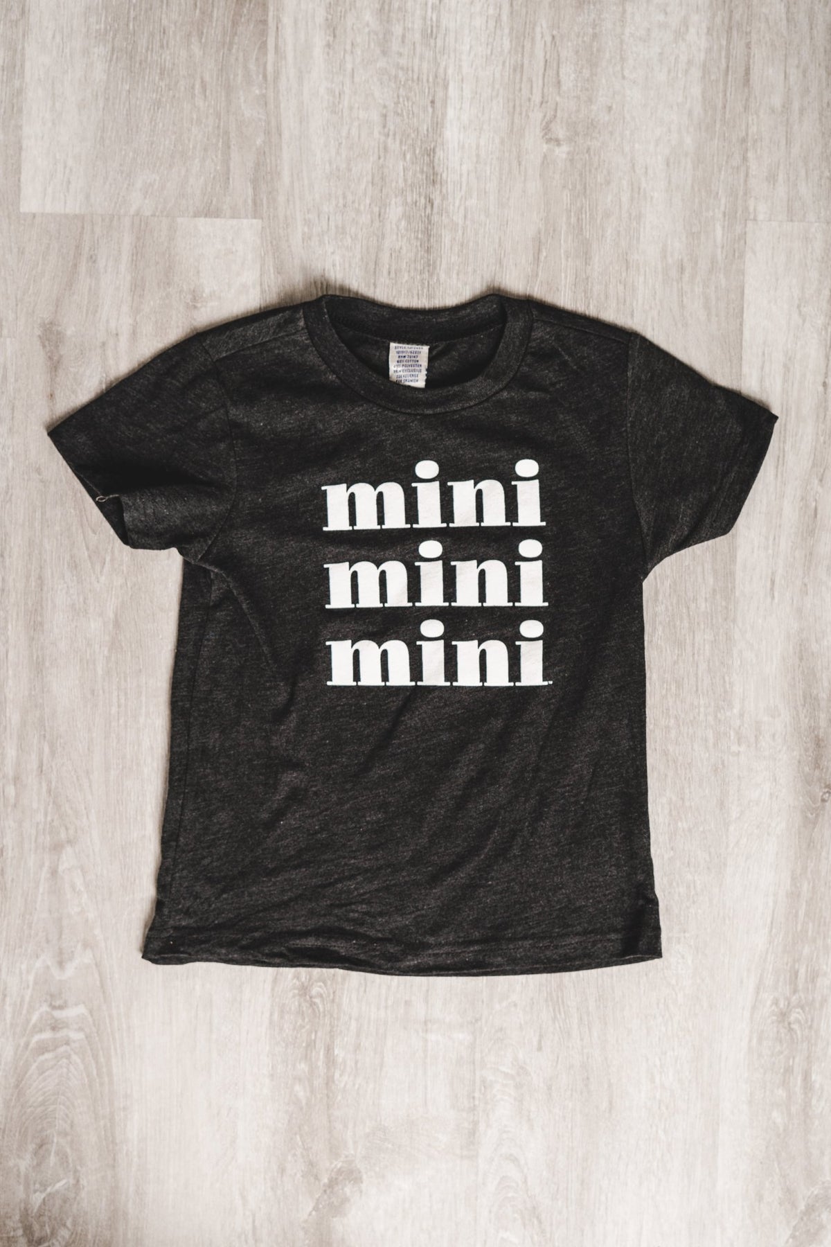 KIDS mini repeater t-shirt charcoal - Stylish T-shirts - Cute Mommy and Me Apparel at Lush Fashion Lounge Boutique in Oklahoma