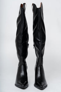 Barcelona western boot black - Trendy shoes - Fashion Shoes at Lush Fashion Lounge Boutique in Oklahoma City
