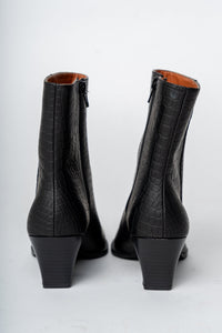 Miley alligator bootie black Stylish shoes - Womens Fashion Shoes at Lush Fashion Lounge Boutique in Oklahoma City