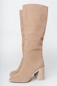 Shiloh knee high boot cedar wood - Affordable shoes - Boutique Shoes at Lush Fashion Lounge Boutique in Oklahoma City