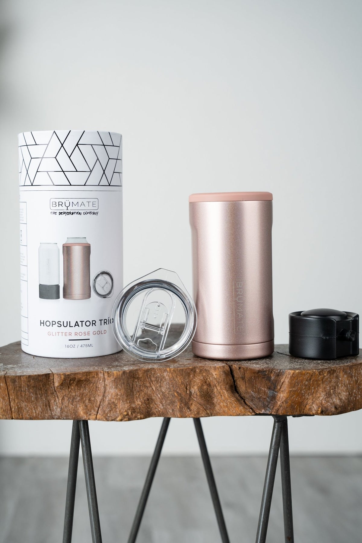 BruMate hopsulator trio 3 in 1 rose gold - BruMate Drinkware, Tumblers and Insulated Can Coolers at Lush Fashion Lounge Trendy Boutique in Oklahoma City