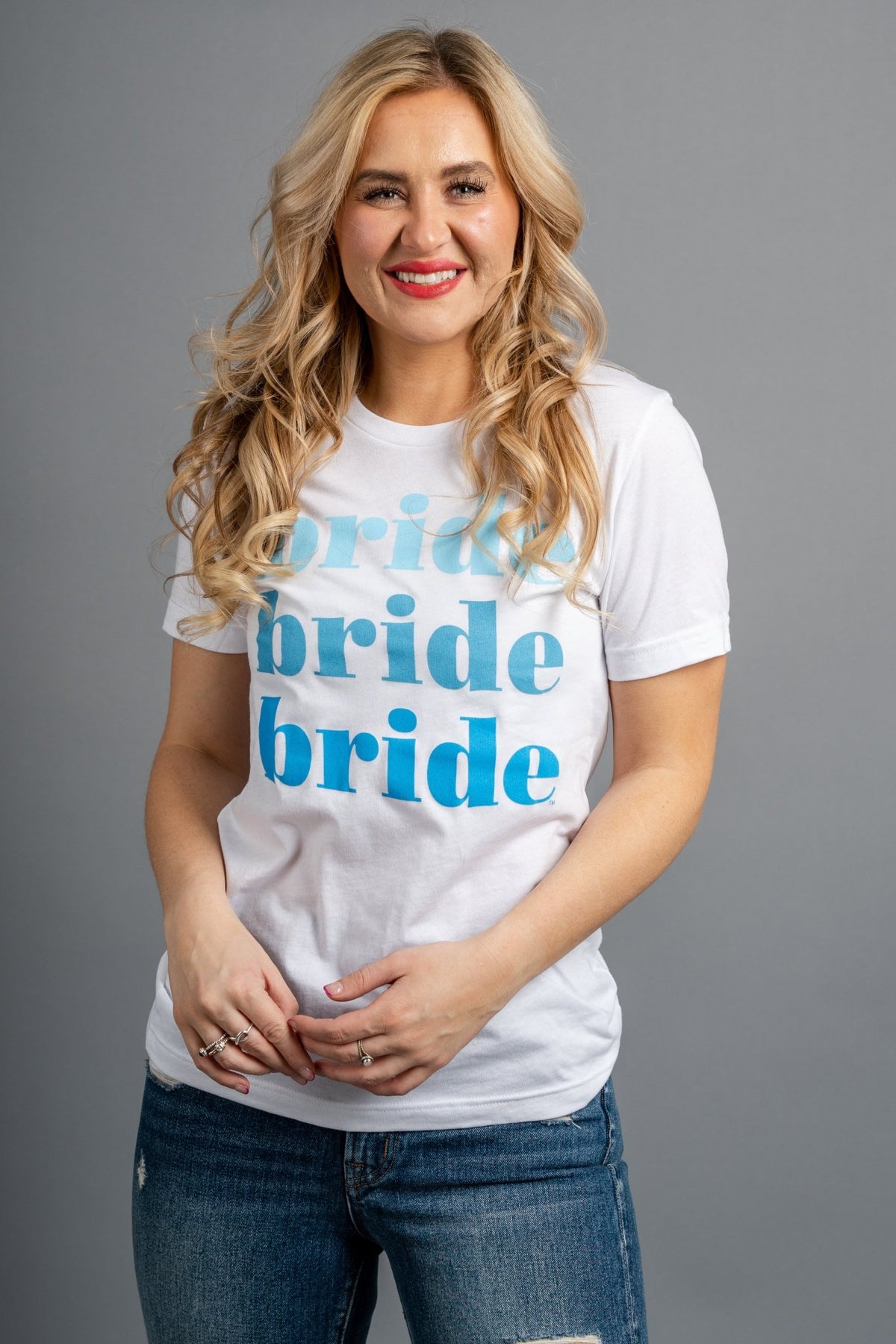 Bride repeater short sleeve t-shirt white - Stylish t-shirt - Trendy Graphic T-Shirts and Tank Tops at Lush Fashion Lounge Boutique in Oklahoma City