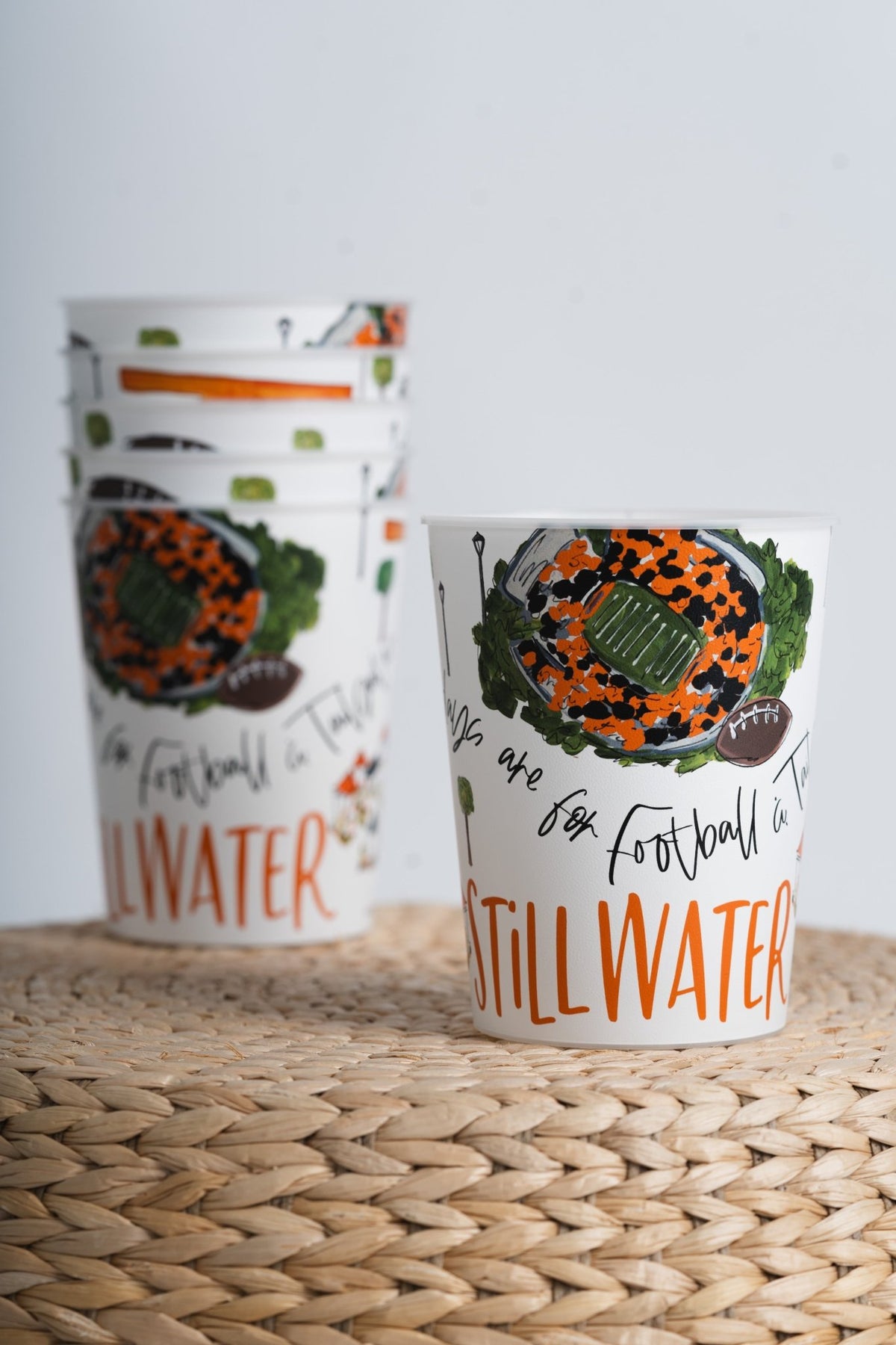 Stillwater, OK gameday reusable cups - Trendy Gifts at Lush Fashion Lounge Boutique in Oklahoma City