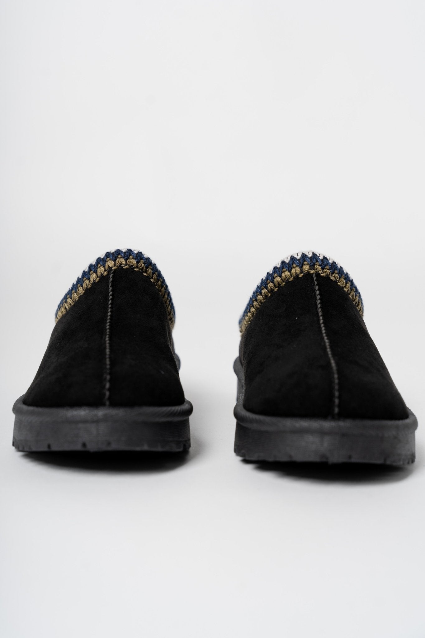 Zen stitched slippers black - Trendy shoes - Fashion Shoes at Lush Fashion Lounge Boutique in Oklahoma City