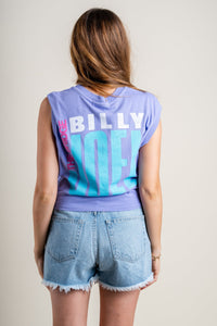 DayDreamer Billy Joel keys tie tank top purple mist - Unique Band T-Shirts and Sweatshirts at Lush Fashion Lounge Boutique in Oklahoma City