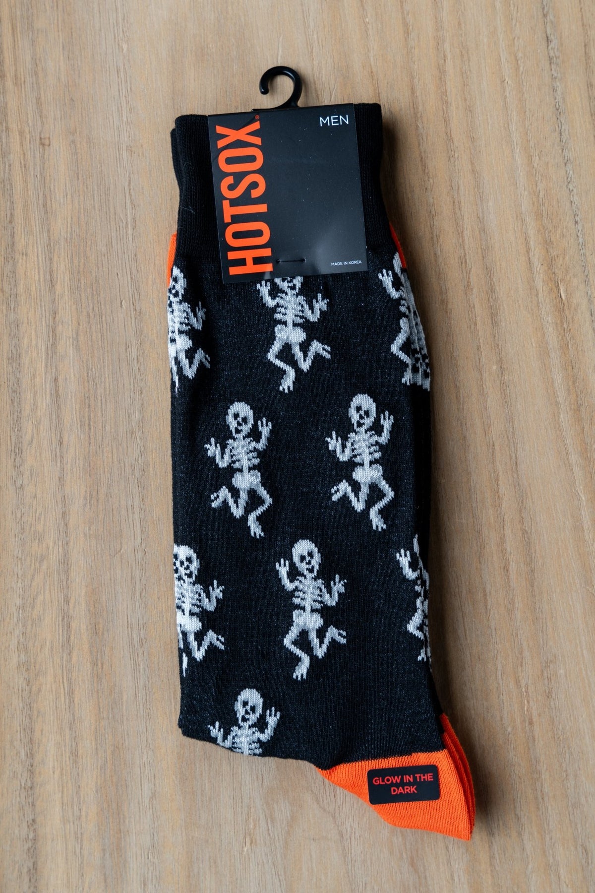 HotSox skeleton socks black - Trendy Socks at Lush Fashion Lounge Boutique in Oklahoma City