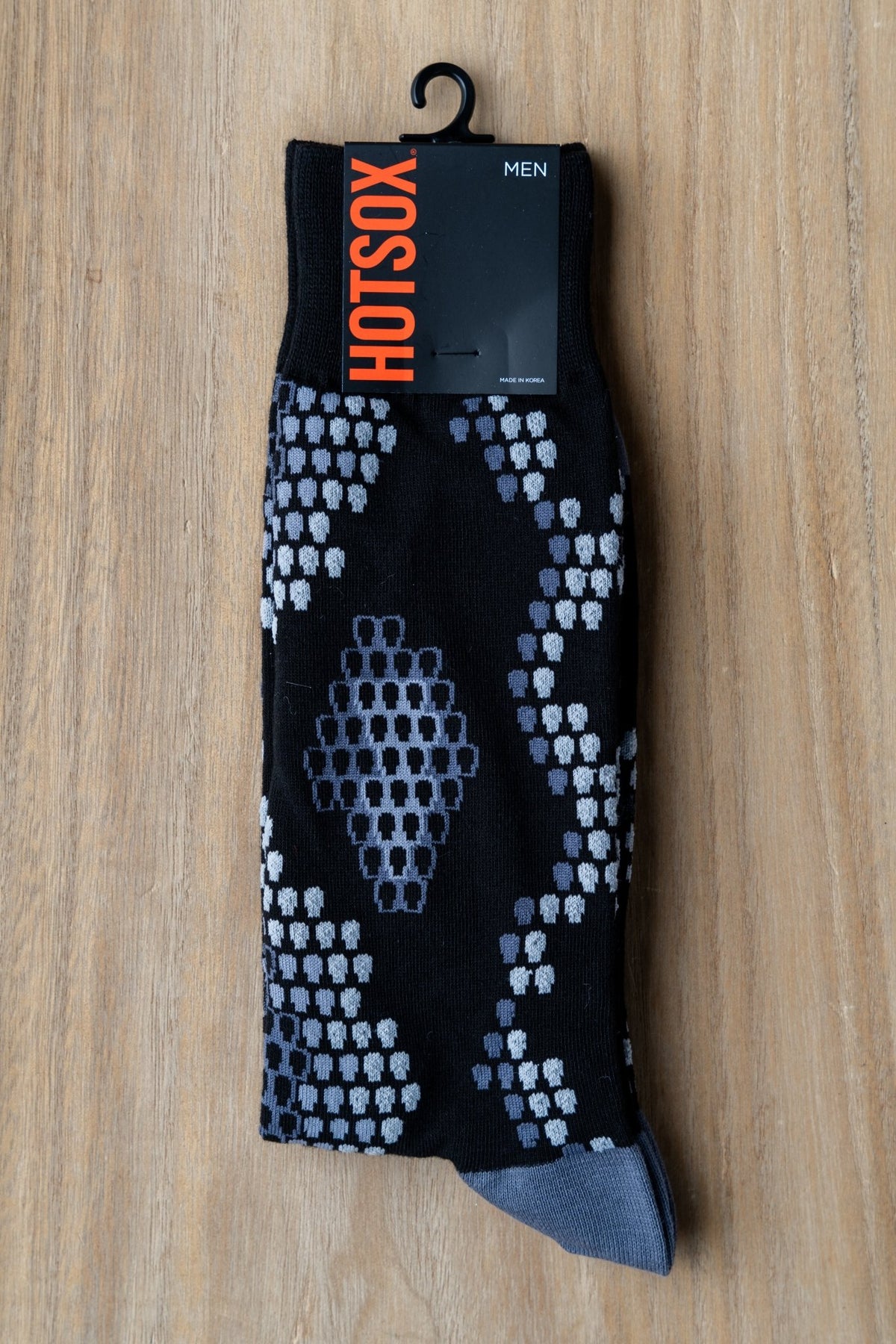HotSox snake skin socks black - Trendy Socks at Lush Fashion Lounge Boutique in Oklahoma City