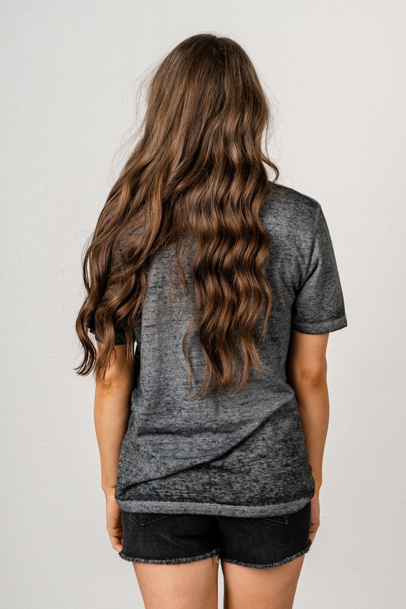 Grindstore T-shirt Da Baseball A Maniche Lunghe Donna - Grigio Melange E Nero, Morbida E Versatile