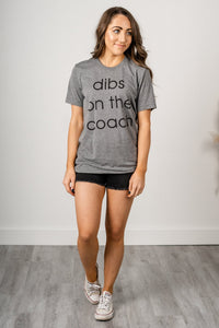 Dibs on the Coach unisex short sleeve t-shirt grey - Adorable T-shirts - Unique Tank Tops and Graphic Tees at Lush Fashion Lounge Boutique in Oklahoma