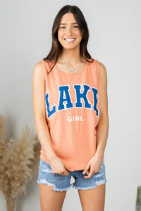 Lake girl gault comfort color tank top terra cotta - DayDreamer Rock T-Shirts at Lush Fashion Lounge Trendy Boutique in Oklahoma City