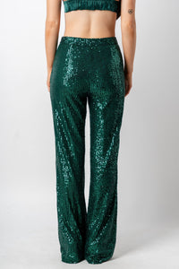 Sequin wide leg pants green | Lush Fashion Lounge: women's boutique pants, boutique women's pants, affordable boutique pants, women's fashion pants