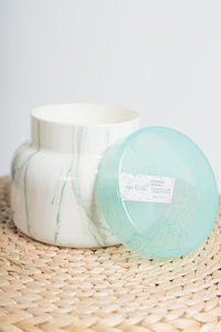 Capri Blue mod marble signature candle coconut santal 19oz - Trendy Candles and Scents at Lush Fashion Lounge Boutique in Oklahoma City