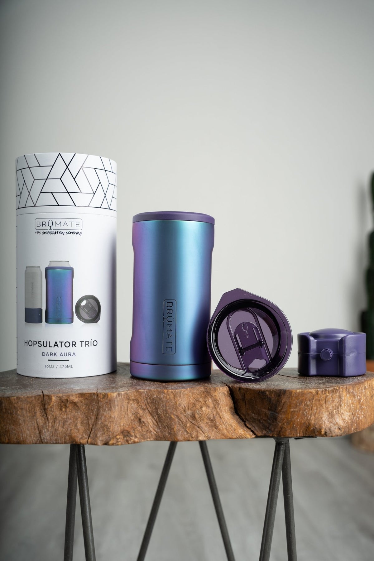 BruMate hopsulator trio 3 in1 dark aura - BruMate Drinkware, Tumblers and Insulated Can Coolers at Lush Fashion Lounge Trendy Boutique in Oklahoma City