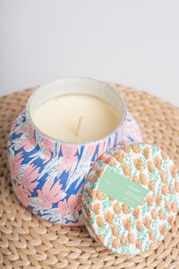 Capri Blue volcano scent 19 oz candle pattern play - Trendy Candles and Scents at Lush Fashion Lounge Boutique in Oklahoma City