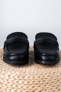 Milia mule loafer black - Trendy Shoes - Fashion Shoes at Lush Fashion Lounge Boutique in Oklahoma City