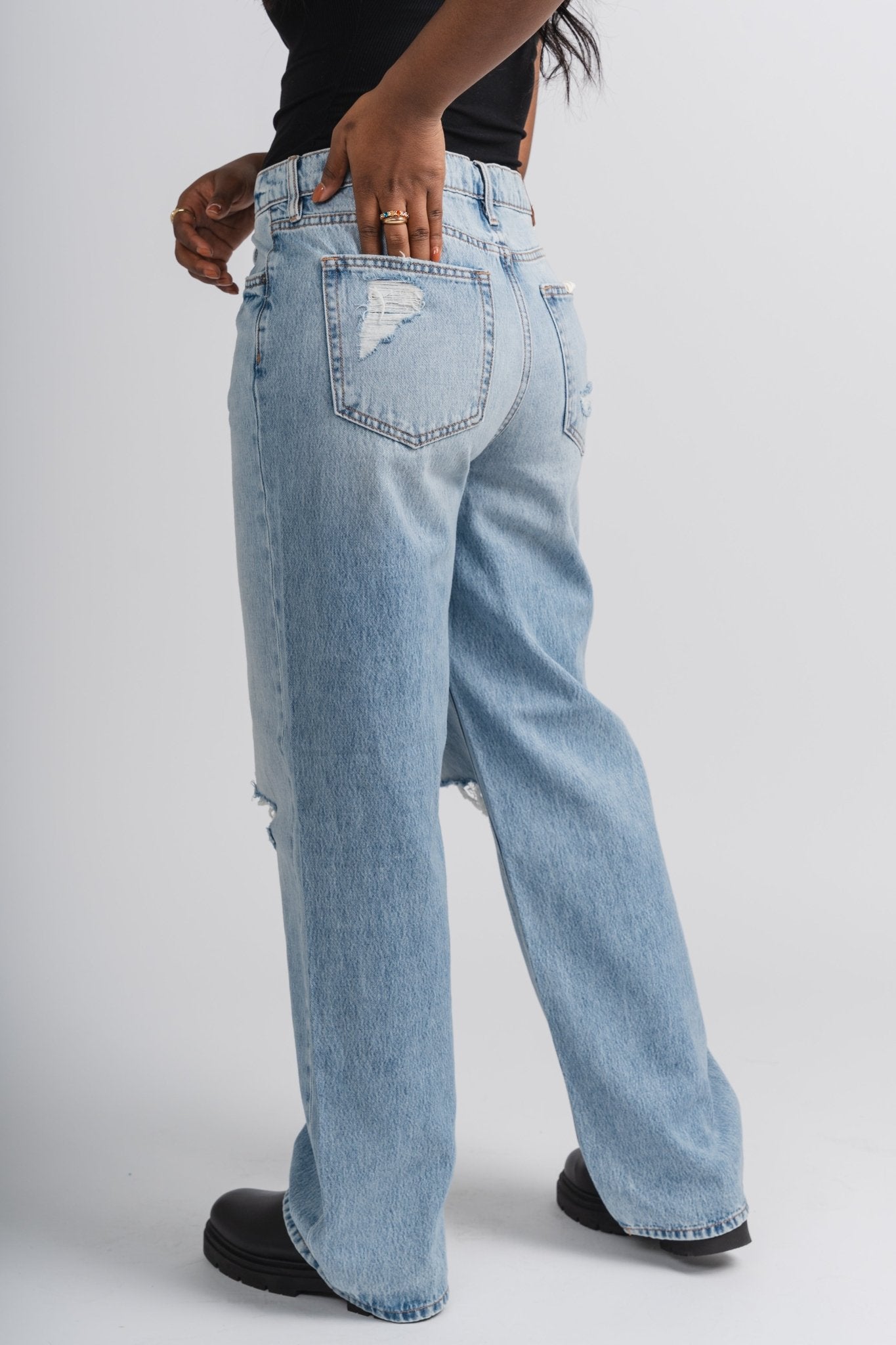 Affordable baggy jeans Clearance