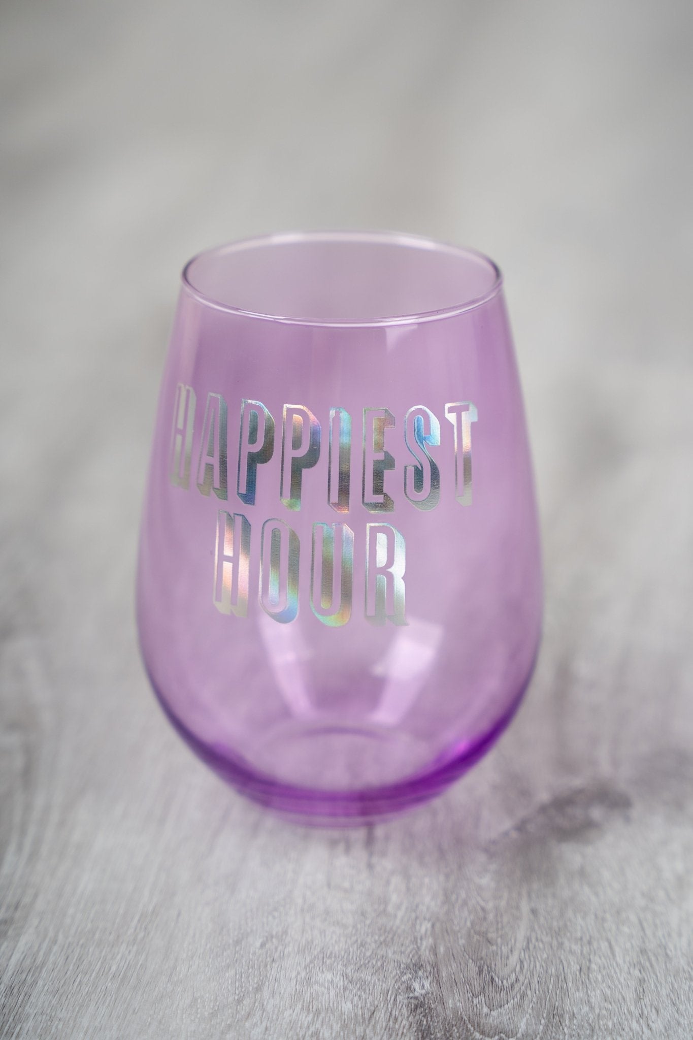 Happiest Hour jumbo wine glass - Trendy Tumblers, Mugs and Cups at Lush Fashion Lounge Boutique in Oklahoma City
