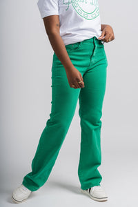 High rise slouchy mom jeans green | Lush Fashion Lounge: boutique women's jeans, fashion jeans for women, affordable fashion jeans, cute boutique jeans