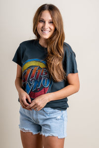 DayDreamer The Who USA tour t-shirt vintage black - Stylish Band T-Shirts and Sweatshirts at Lush Fashion Lounge Boutique in Oklahoma City