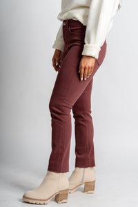 Vervet high rise slim straight jeans elegantly | Lush Fashion Lounge: boutique women's jeans, fashion jeans for women, affordable fashion jeans, cute boutique jeans