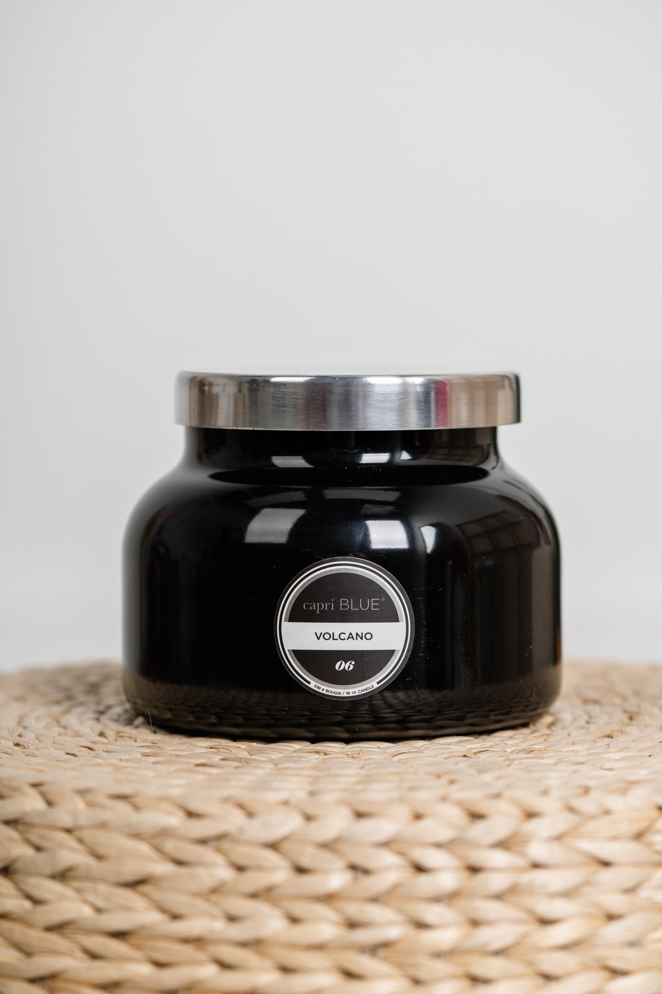 Capri Blue volcano scent 19 oz candle black - Trendy Candles and Scents at Lush Fashion Lounge Boutique in Oklahoma City