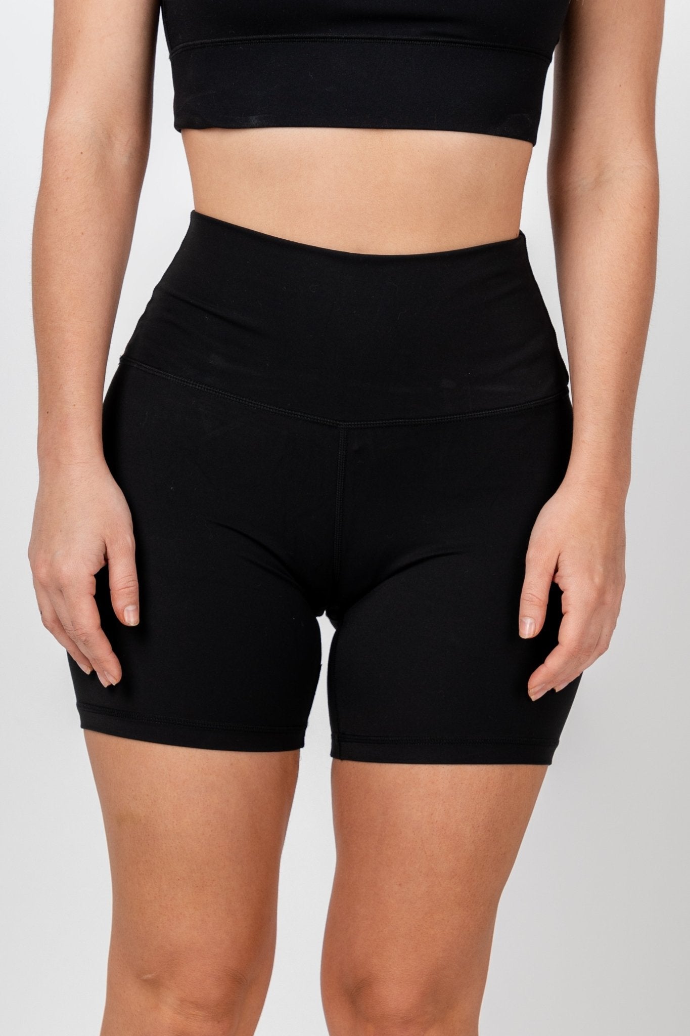 6 inch inseam biker shorts black  Trendy Shorts - Lush Fashion Lounge