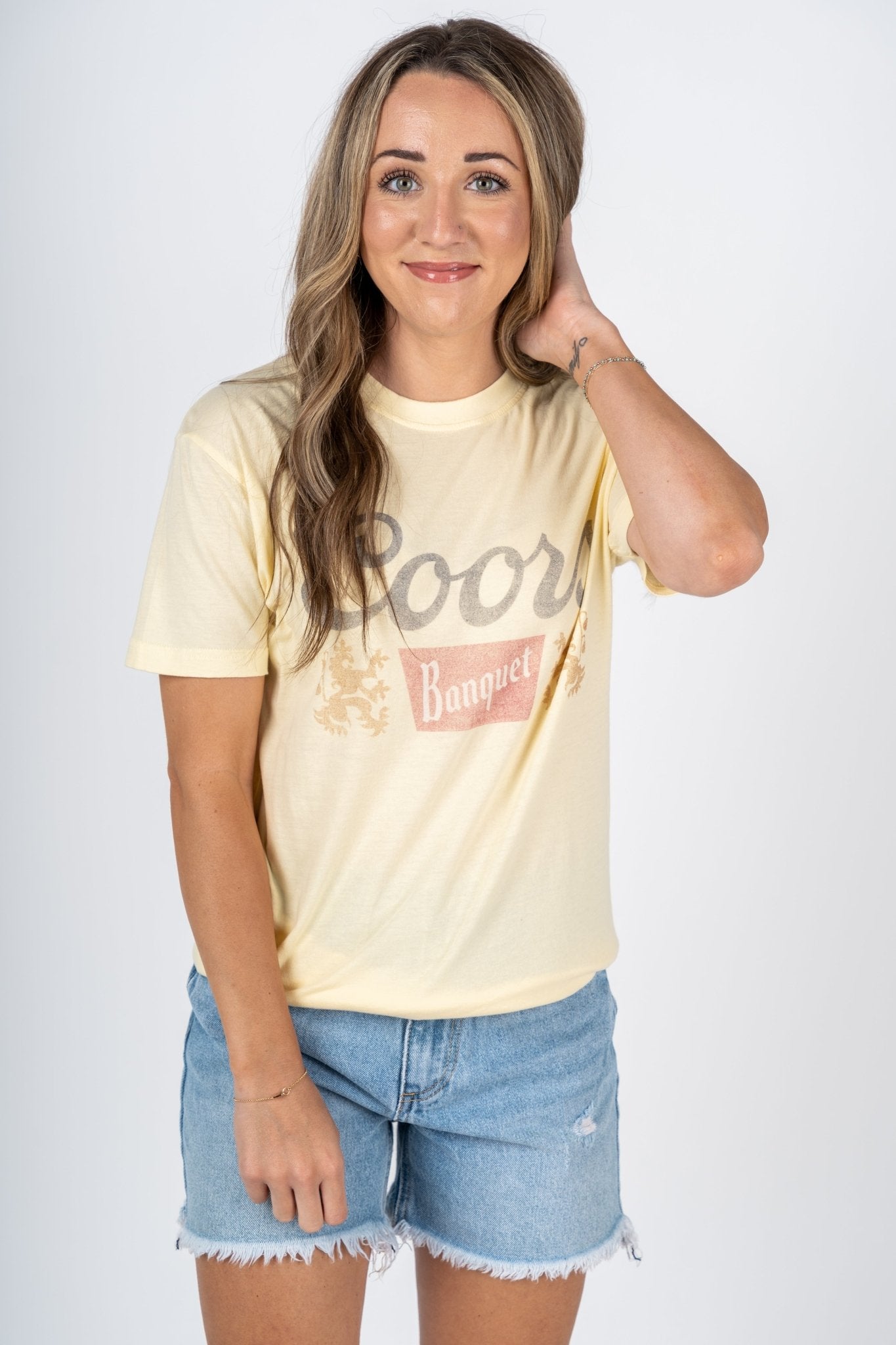 Coors vintage fade t-shirt sunshine