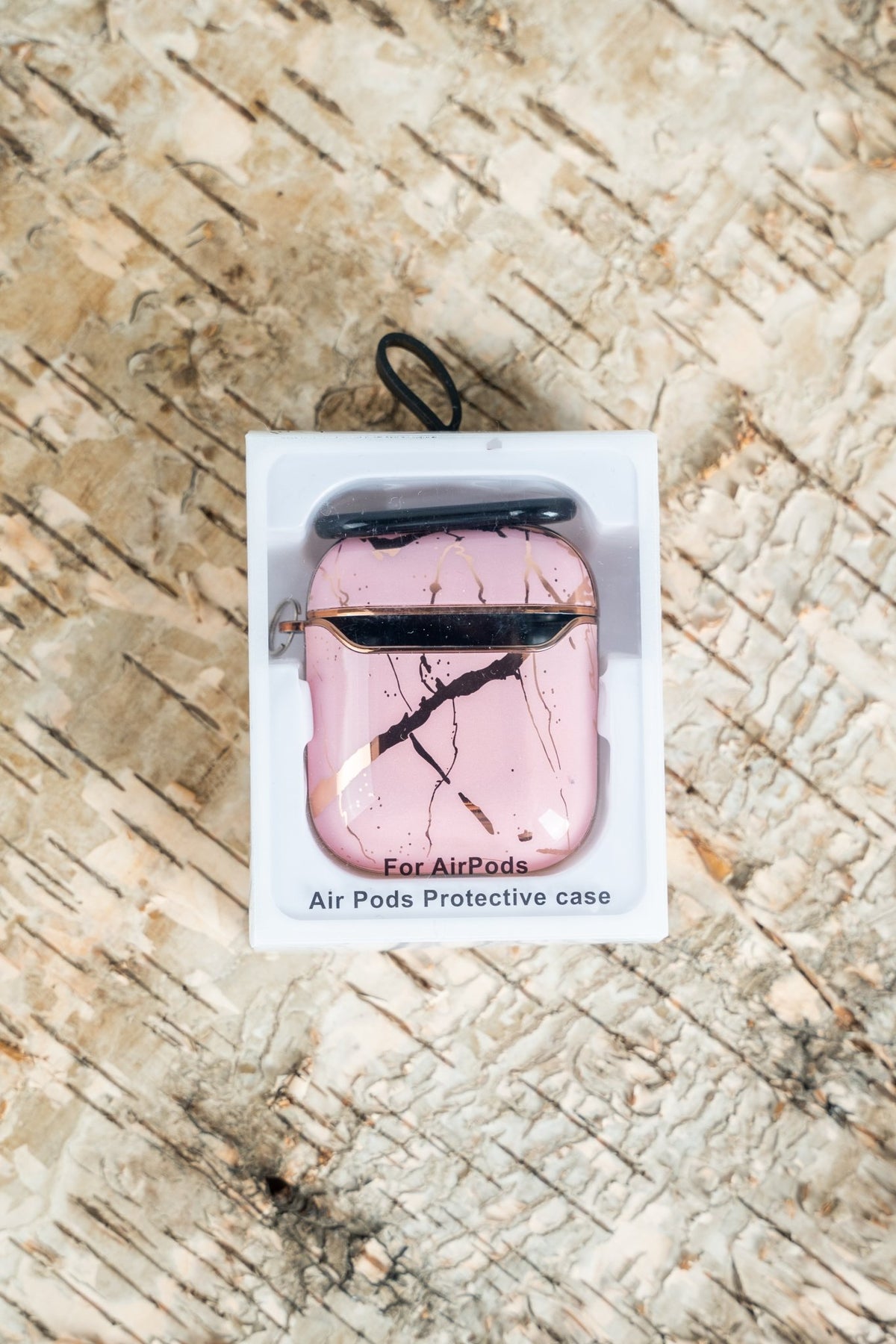 Geometric metallic marble airpods case all pink - Trendy Phone Accessories and Stylish Watch Bands at Lush Fashion Lounge Boutique in Oklahoma City