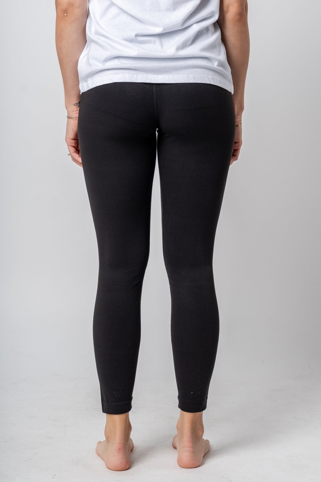 High waist leggings black  Trendy Leggings - Lush Fashion Lounge