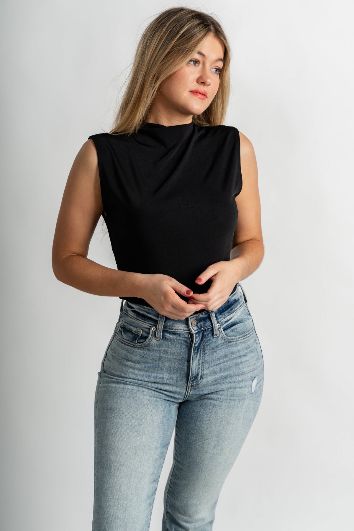 Z Supply Libra shine jersey tank top black - Z Supply - Z Supply Tops, Dresses, Tanks, Tees, Cardigans, Joggers and Loungewear at Lush Fashion Lounge