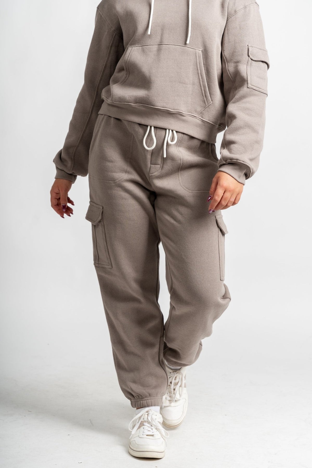 Z Supply cargo joggers lunar grey - Z Supply joggers - Z Supply Tops, Dresses, Tanks, Tees, Cardigans, Joggers and Loungewear at Lush Fashion Lounge
