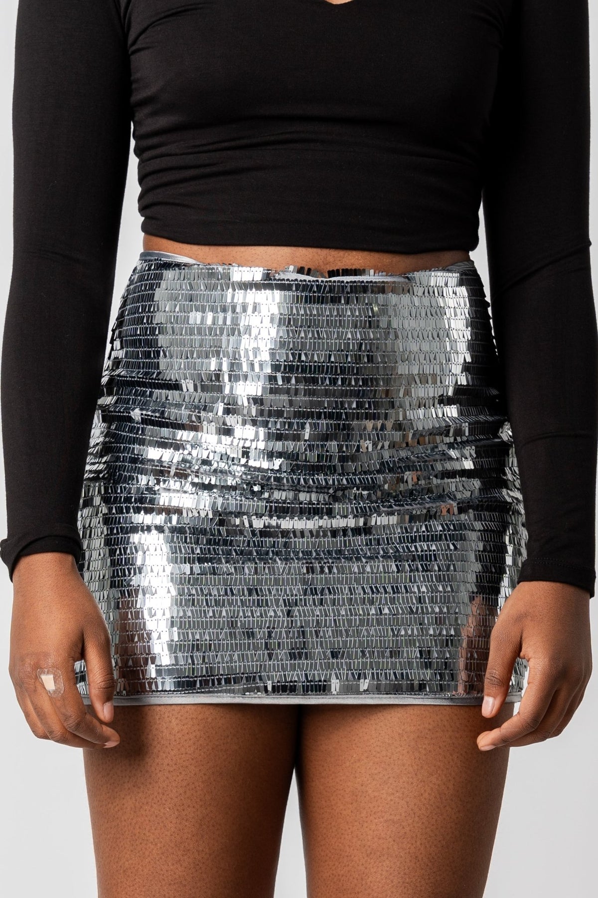 Sequin skirt gunmetal | Lush Fashion Lounge: boutique fashion skirts, affordable boutique skirts, cute affordable skirts