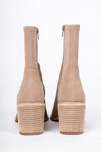 Vienna sleek ankle bootie cedar wood - Affordable shoes - Boutique Shoes at Lush Fashion Lounge Boutique in Oklahoma City