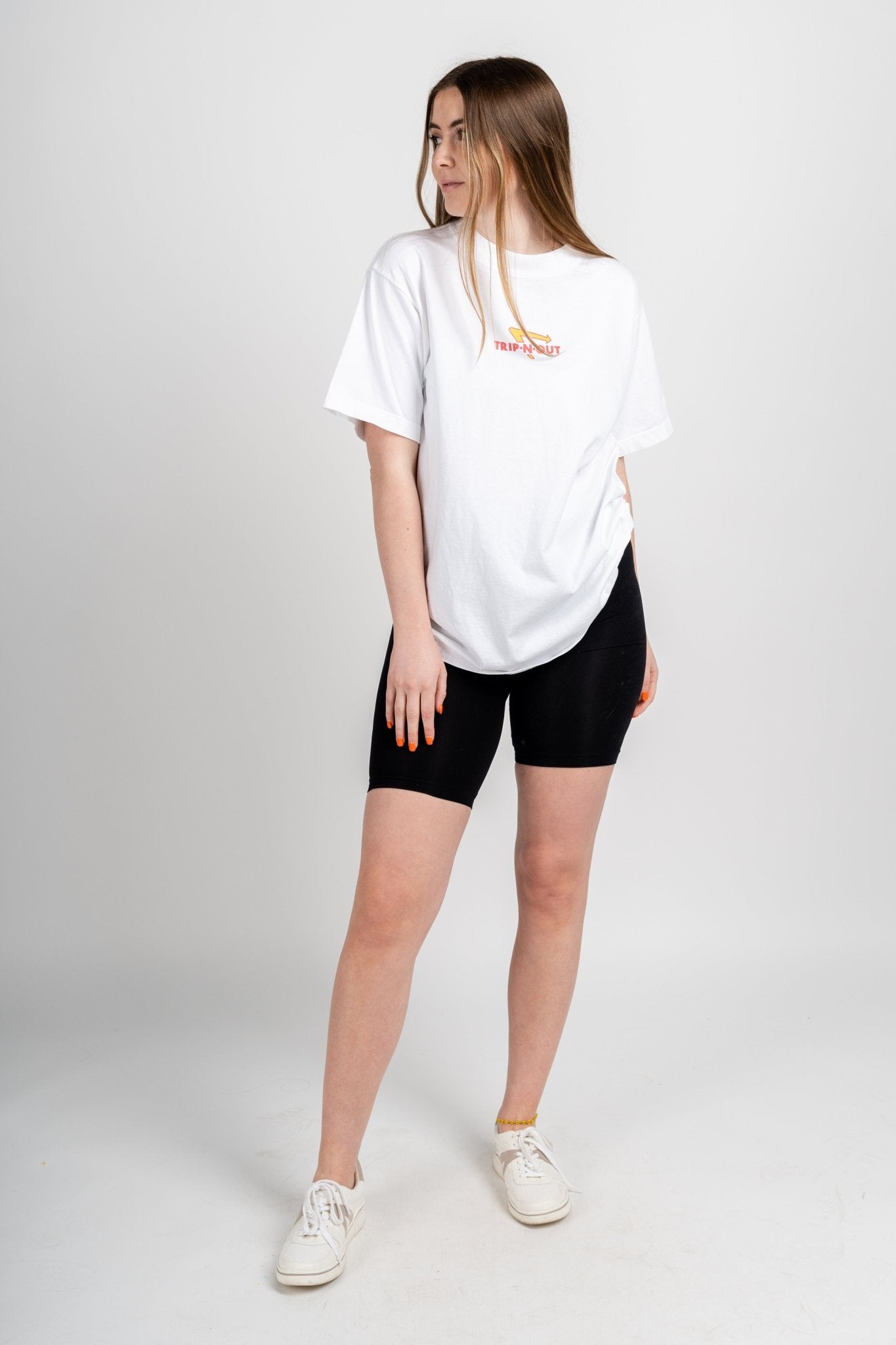 Trip N Out oversized graphic tee off white
