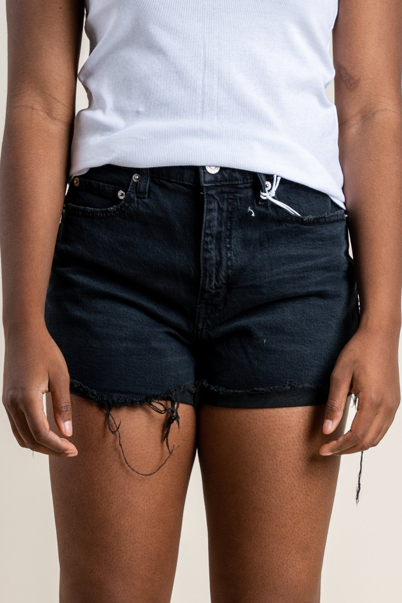 Daze troublemaker high rise shorts backseat - Trendy Shorts - Cute Vacation Collection at Lush Fashion Lounge Boutique in Oklahoma City