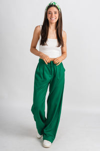 Wide leg pants green | Lush Fashion Lounge: women's boutique pants, boutique women's pants, affordable boutique pants, women's fashion pants