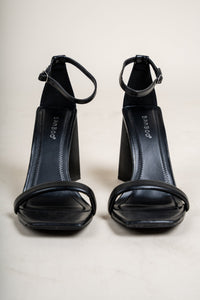 Premier one band chunky heel black - Trendy shoes - Fashion Shoes at Lush Fashion Lounge Boutique in Oklahoma City