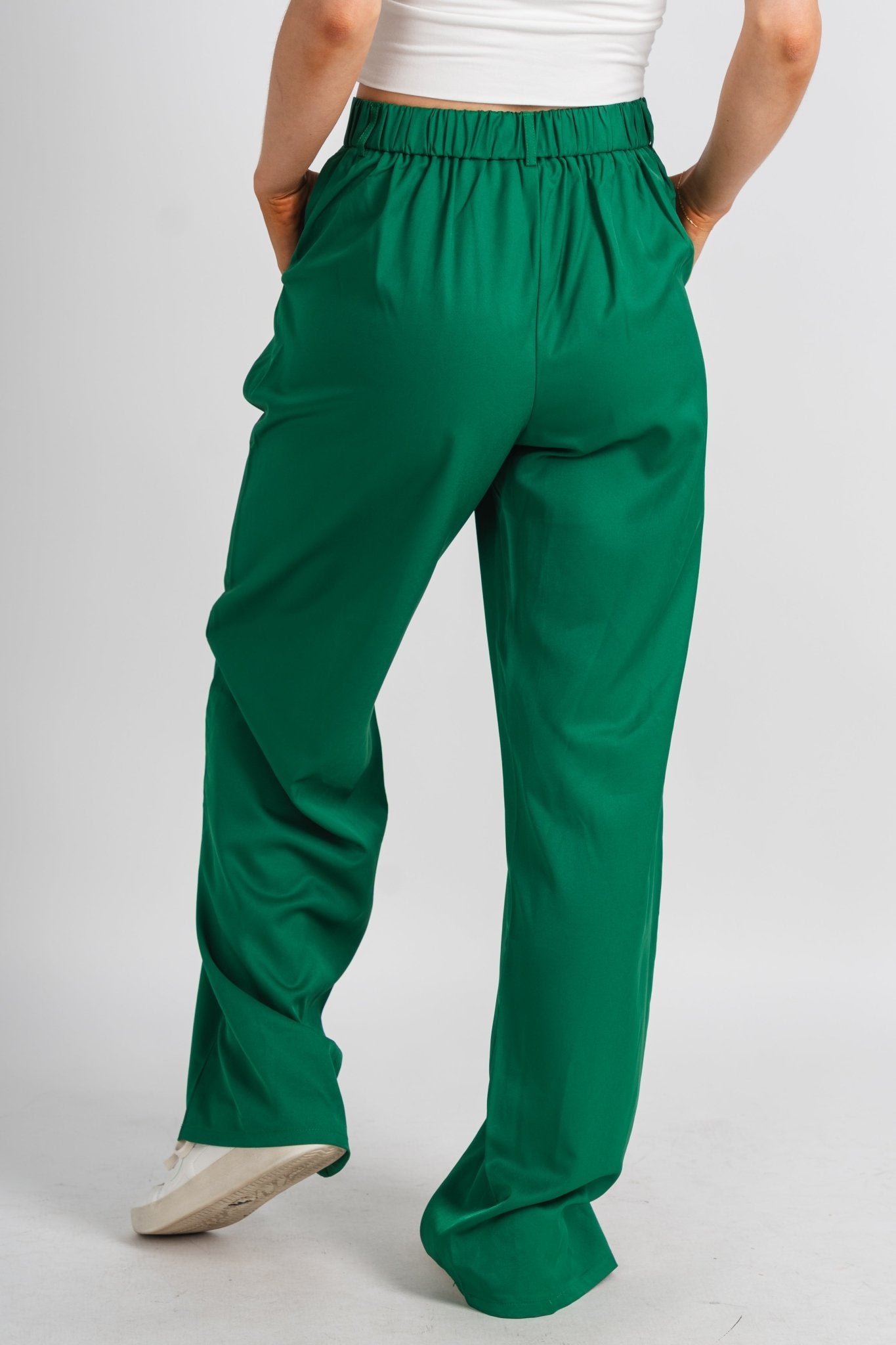 Wide leg pants green | Lush Fashion Lounge: women's boutique pants, boutique women's pants, affordable boutique pants, women's fashion pants