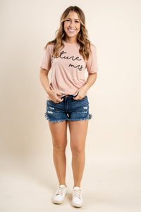 Future Mrs unisex short sleeve t-shirt peach - Trendy T-shirts - Cute Graphic Tee Fashion at Lush Fashion Lounge Boutique in Oklahoma