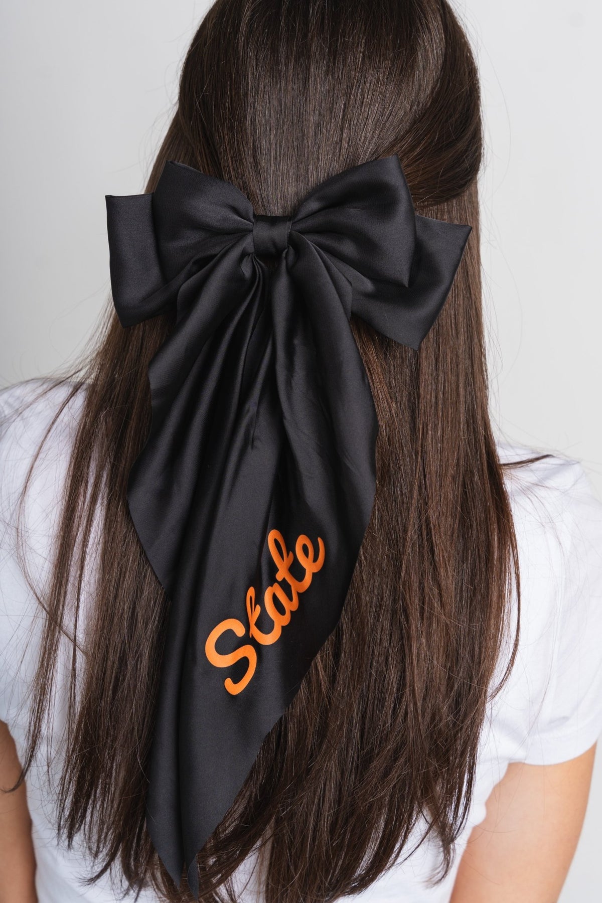 State game day hair bow black - Trendy Gifts at Lush Fashion Lounge Boutique in Oklahoma City