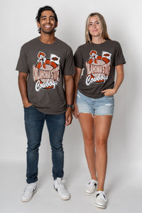 OSU OSU Pete flag vintage dye unisex t-shirt pepper T-shirts | Lush Fashion Lounge Trendy Oklahoma State Cowboys Apparel & Cute Gameday T-Shirts