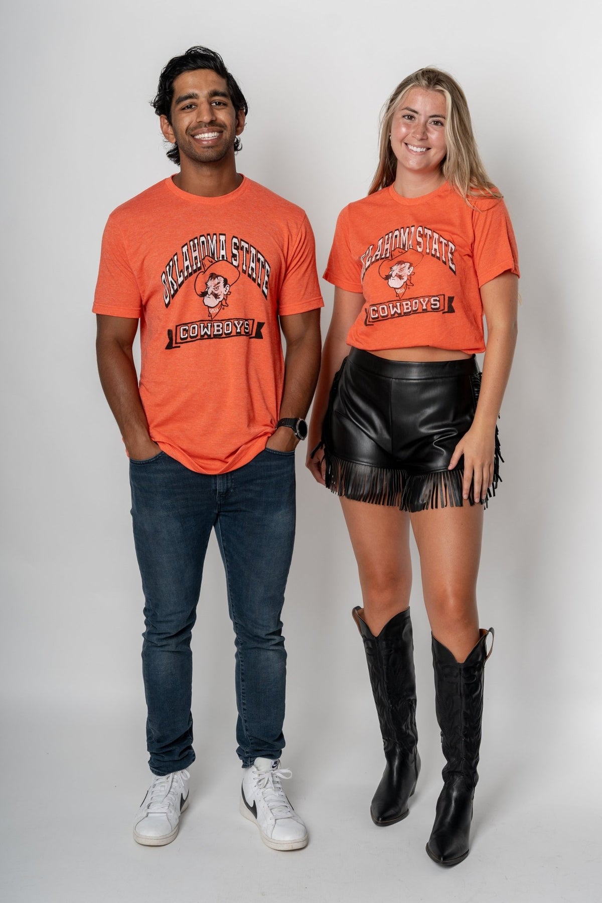 OSU OSU arch Pete unisex t-shirt orange T-shirts | Lush Fashion Lounge Trendy Oklahoma State Cowboys Apparel & Cute Gameday T-Shirts